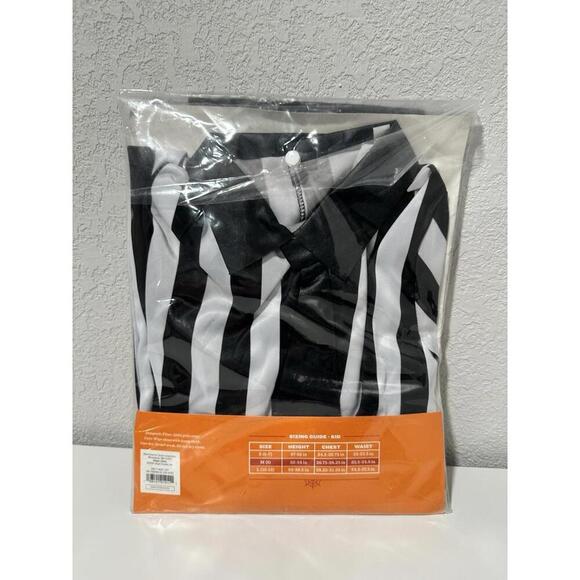 HYDE & EEK! Beetlejuice style Striped Jumpsuit Halloween Costume Boy/ Girl Large - Picture 2 of 6